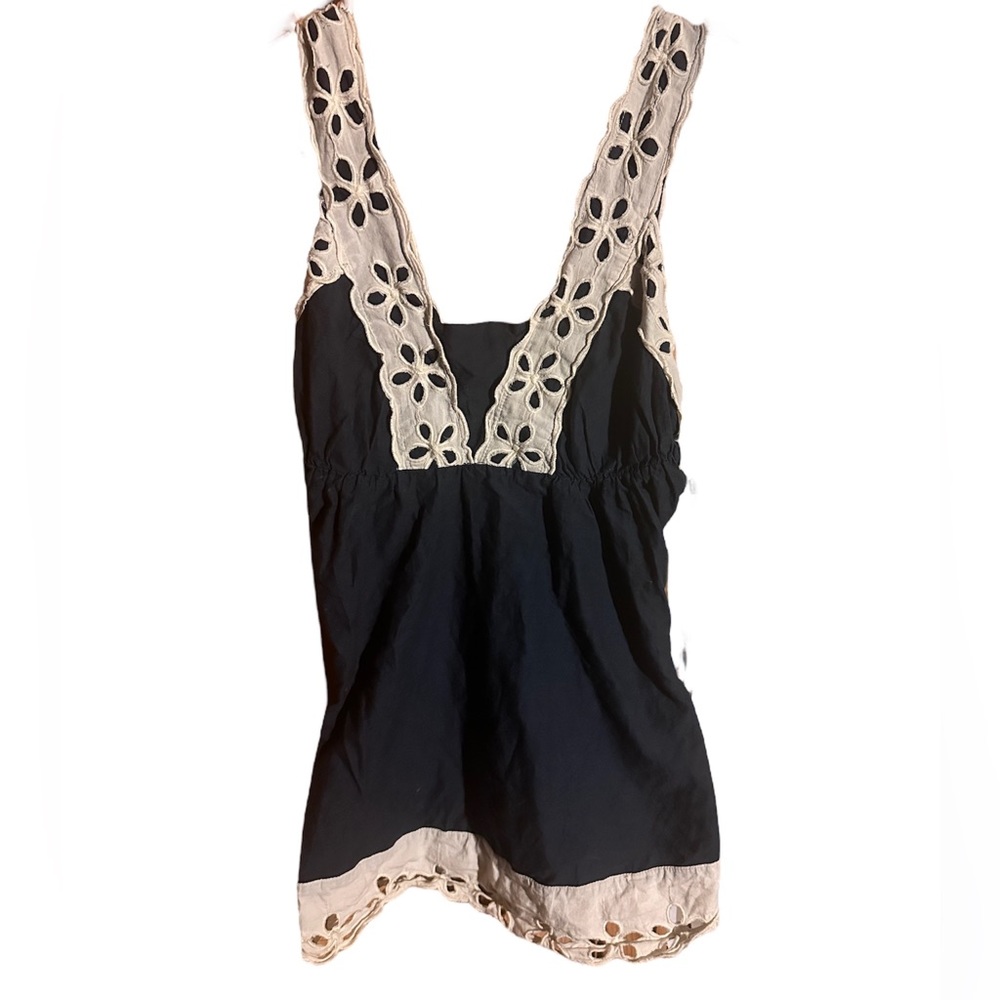 Vintage navy blue tank top